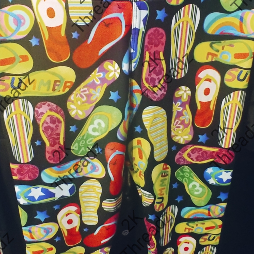 Summer Flip Flop Capris